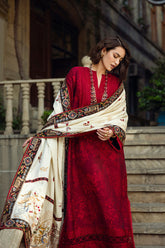 Flying Kiss | 3Pc Unstitched Suit Winter Embroidered Broadway By Mushq